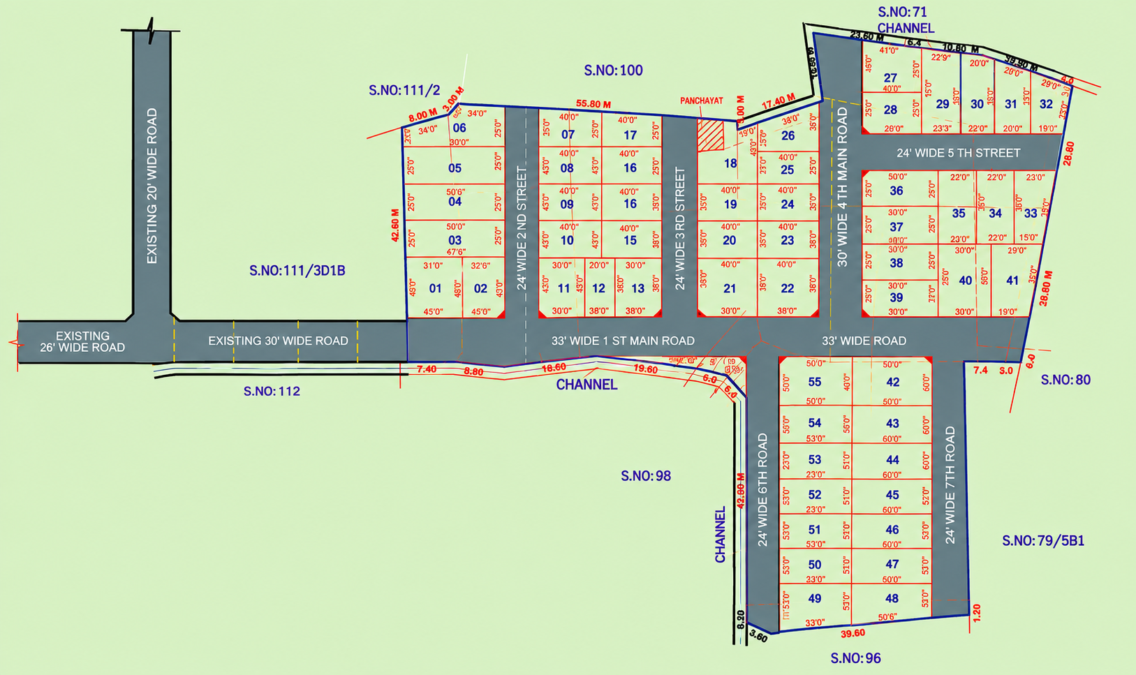 Pushpa Garden Enlarged Approved Plan